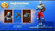 New HUNTING PARTY Skin REWARDS! (New Fortnite A.I.M Pickaxe?!)