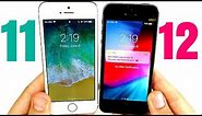 iPhone 5S iOS 11 vs iPhone 5S iOS 12 Speed Test!