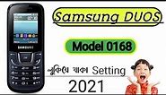 Samsung 0168 New Setting 2021 | Samsung kevat mobile New Update 2021 | Samsung duos 0168 New Update