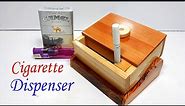 Make a Wooden Cigarette Dispenser - How to make Cigarette Dispenser From wood - Wood Working