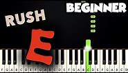 Rush E - @SheetMusicBoss | BEGINNER PIANO TUTORIAL + SHEET MUSIC by Betacustic