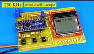 DIY make Oscilloscope 10$ VS Regular Oscilloscope 450$ using nokia 5110 lcd , arduino nano