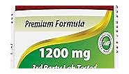 Best Naturals Red Yeast Rice Cholesterol Support 1200 mg (Non-GMO) 120 Tablets