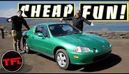 I Bought The Best INCREDIBLY CHEAP Fun Classic: The Honda Del Sol Si!