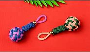 Super Easy Paracord Lanyard Keychain | How to make a Paracord Key Chain Handmade DIY Tutorial #10