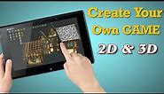 2 Apps Create Your own Game 2D and 3D
