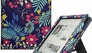 Stand Case Kindle 8th/10th Gen Cover for All-New Kindle (10th Generation, 2019) / Kindle (8th Generation, 2016) with Auto Sleep/Wake & Hand Strap (Flower Cluster)