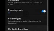 Setup Lockscreen Message on Samsung Galaxy Smartphone #shorts #lockscreen #samsung