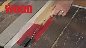 Cutting Thin Strips on Your Tablesaw - WOOD magazine
