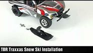 How to install Snow Skis on Traxxas Slash 2WD, Stampede 2WD & Rustler by T-Bone Racing