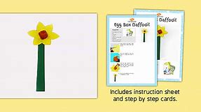 Egg Box Daffodil Craft Instructions