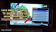 CARA MENCARI SIARAN DIGITAL DI TV LED TERBARU 2023,cara scan otomatis channel tv digital Sharp