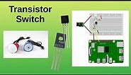 Transistor switch circuit for Raspberry Pi, Arduino and micro:bit