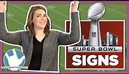 Football and Super Bowl Signs in ASL