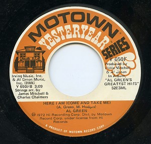 Al Green -  For The Good Times / Here I Am (Come And Take Me)