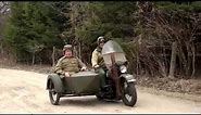 1942 Harley Davidson Motorcycle with Sidecar