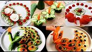 Art In Vegetable & Fruit Carving | Food Decoration | Party Garnishing