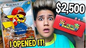 I Graded the $2500 Mario Pikachu Special Pokémon Box!
