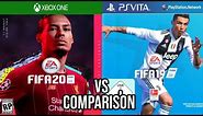 FIFA 20 Xbox One Vs FIFA 19 PS Vita