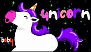 Unicorn with Colored Strars - Baby Sensory Music - Color Sensory Video