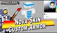 Custom Armor Texture Resource Pack in Nova Skin Editor for Minecraft 1.18.1