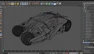 Batmobile 3d modeling part - 1