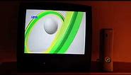 Xbox 360 booting up - CRT TV