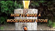 How To Make A Wood Rocket Stove - Easy & Multi-Use!