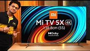 Mi TV 5X Unboxing & First Impressions 🔥 | 55 Inch 4K, 40W Speakers, Dolby Vision & Atmos 🚀🚀