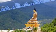 The world biggest statue of Buddha in Bhutan