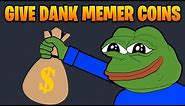 How to Gift Money/Dank Memer Coins on Discord