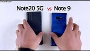SAMSUNG Note 20 5G vs NOTE 9 | SPEED TEST