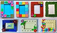 7 Easy and quick Photo frame Making ideas | Beautiful handmade Photo frames for Wall |