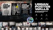 Mockup Designs: Urban Poster Wall Mockups