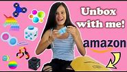Unboxing Amazon Fidget package | POP IT Fidgets toys!