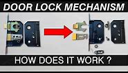 how a door lock mechanism works