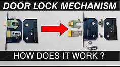 how a door lock mechanism works