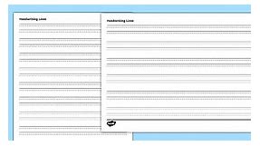 4 Lined Paper For Handwriting
