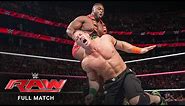 FULL MATCH - John Cena vs. Big E - United States Title Match: Raw, October 5, 2015