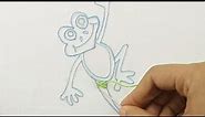 how to embroider a frog * como bordar una rana * crewel embroidery * hand embroidery frog design