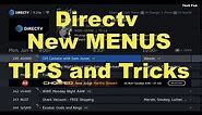 Directv Genie New Menus How To Navigate With QUICK TIPS and Shortcuts DVR