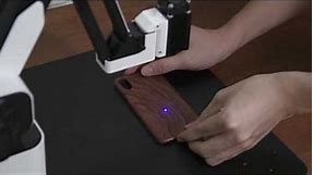 Laser engrave Iron Man phone case