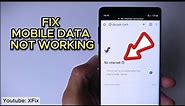 How To Fix Mobile Data Not Working on Android
