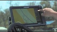 Setting the Lowrance Chart to Heading Up Mode