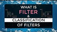 What is Filter & Classification of Filters | Four Types of Filters | Electronic Devices & Circuits