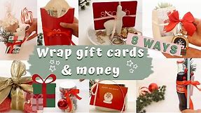 8 creative ways to wrap money and gift cards // Christmas (2019)