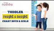 The Ideal Height & Weight Chart for Toddlers (From 12 to 24 Months)