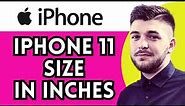 Iphone 11 Size In Inches