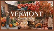 AUTUMN IN VERMONT | exploring the fall foliage, apple orchards, cider mills, & more in Stowe 🍂