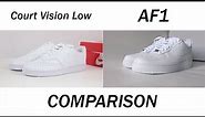 Comparing the Nike Air Force 1 and Nike Court Vision Low | What’s the Difference?